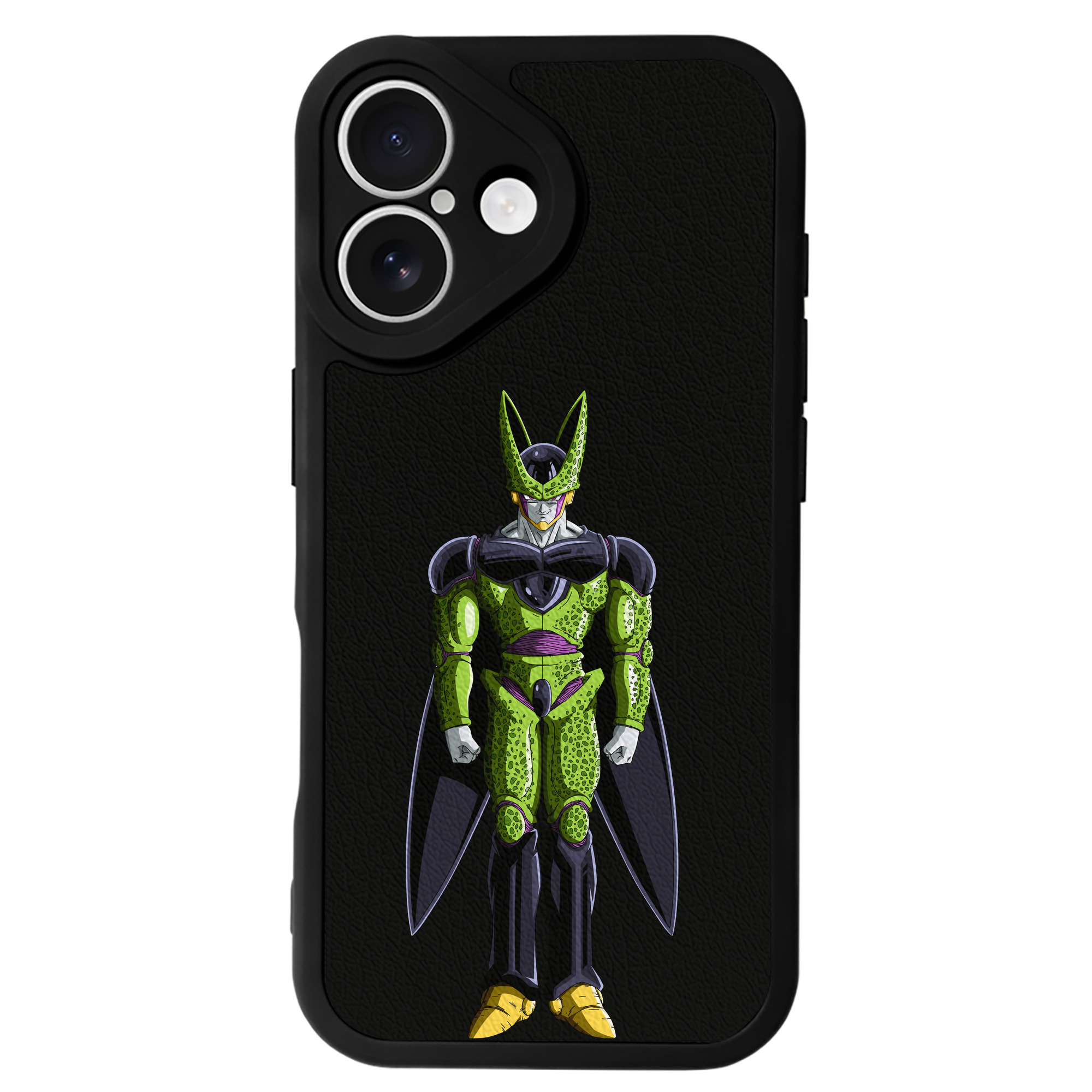 （画像用） ドラゴンボール セル DRAGON BALL Cell 【iPhone 16シリーズ対応】シリコンスマホケース（レザー調） 材質：シリコン